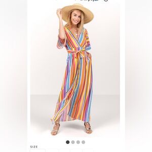 Harper Multicolor Striped Dress
